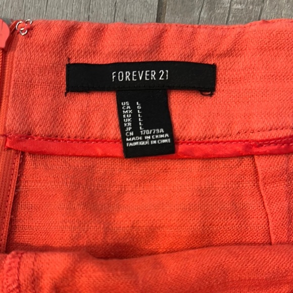 Forever 21 Vibrant Coral Blouse - Picture 2 of 3